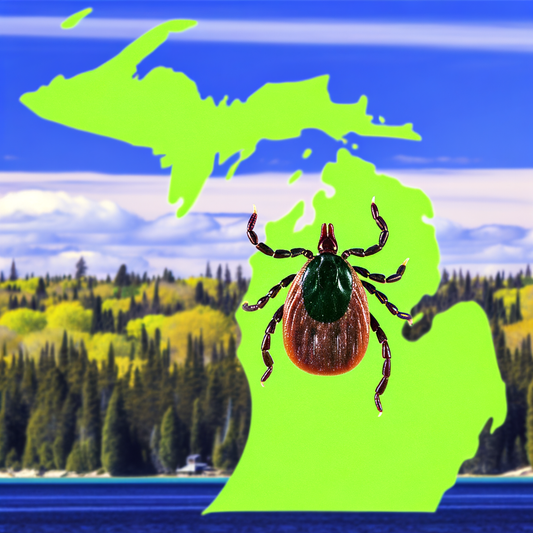 Tick transmitting Lyme disease in Michigan