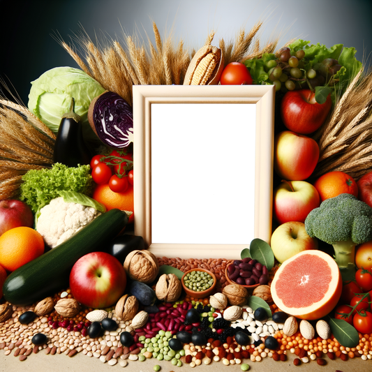 Healthy whole grain and plant-based foods