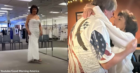 80-Year-Old Grandma Looks Stunning and In Love While Shopping for a Wedding Dress