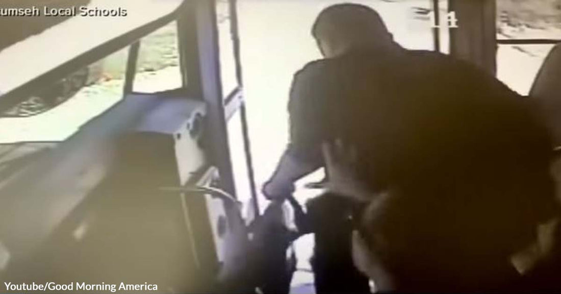 A Bus Driver Is a Hero on Wheels After Saving a Student from a Fast-Moving Car