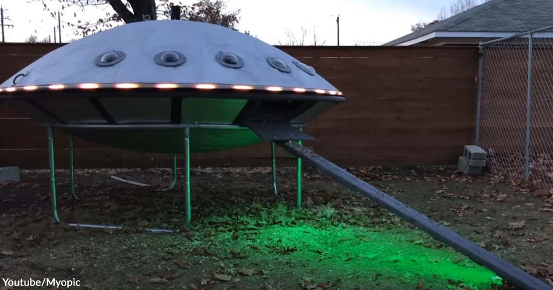 Climb Aboard the UFO Chicken Coop, Built by Fun-Loving and Creative Humans