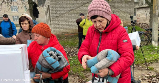 You Helped Get Thousands of Blankets to Ukrainians in 2022, We Hope to Send More in 2023