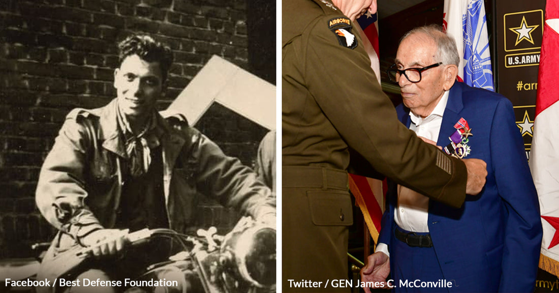 Army Veteran Receives Purple Heart, Bronze Star, And Prisoner Of War Medals 77 Years Late