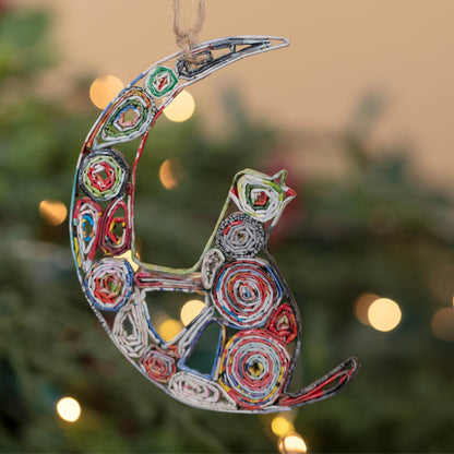 Recycled Magazine Ornament | Handmade, Fair Trade