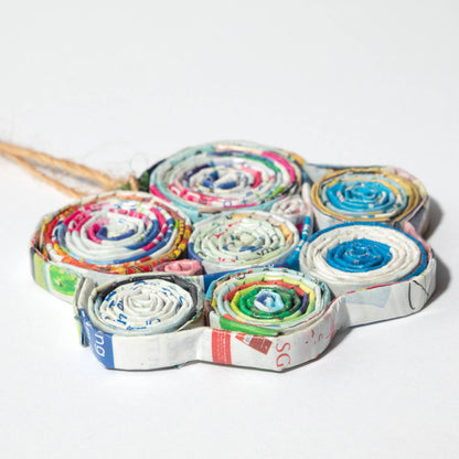 Recycled Magazine Ornament | Handmade, Fair Trade