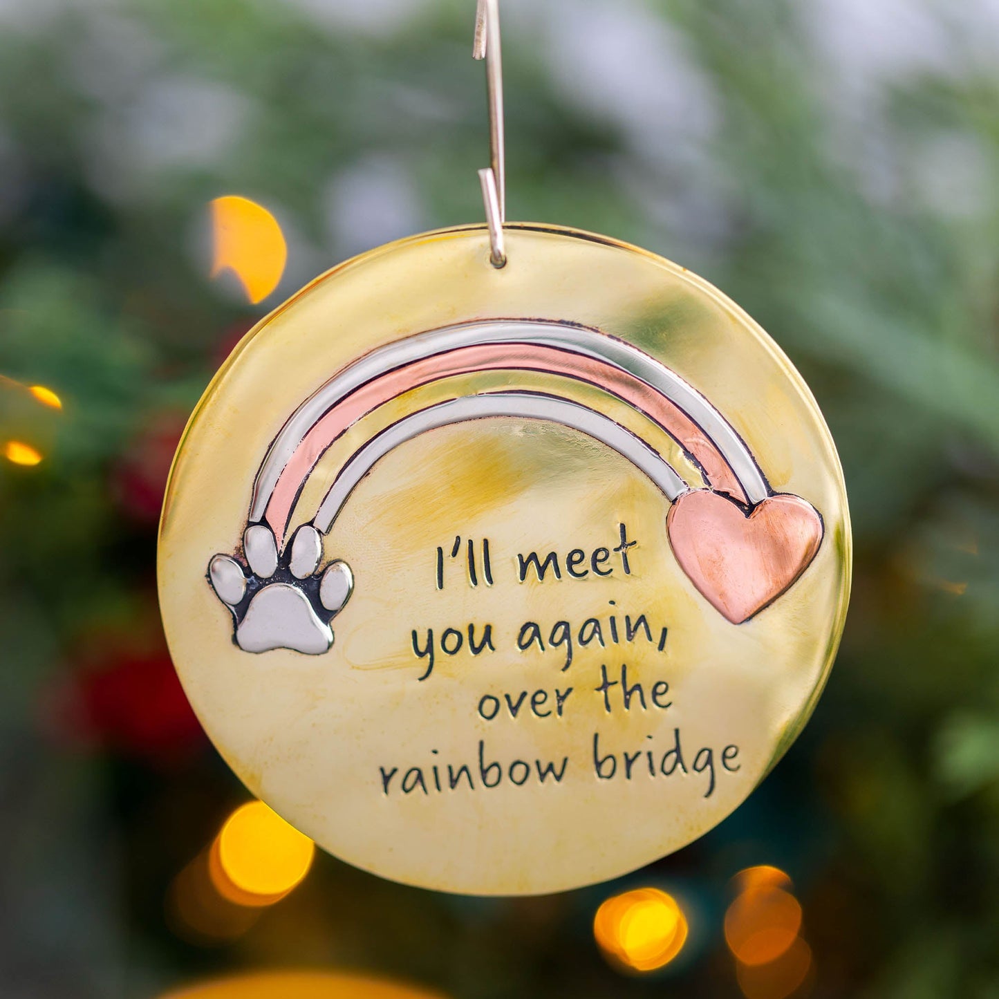 Until We Meet Again Rainbow Bridge Ornament