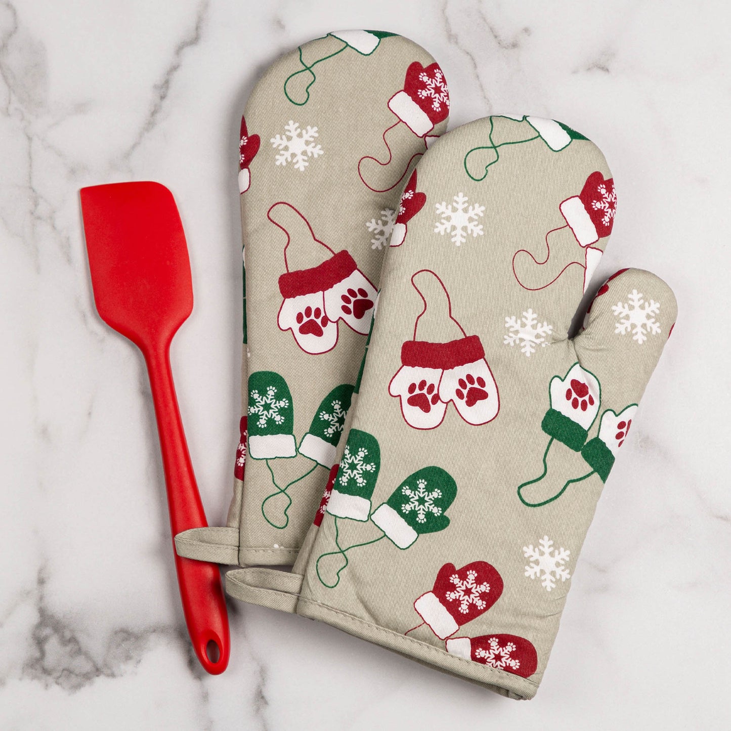 Pets & Paws Oven Mitts - Set of 2