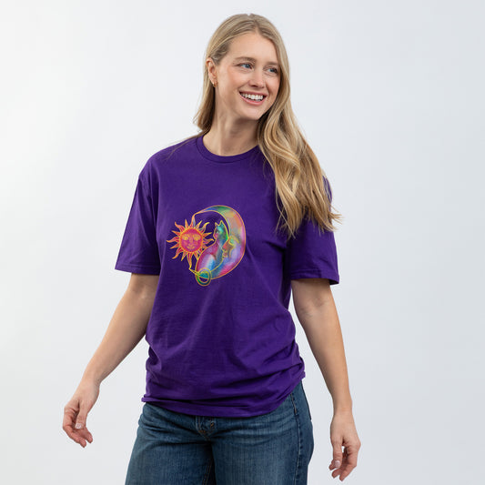 Sweet Sun & Moon With Cat T-Shirt