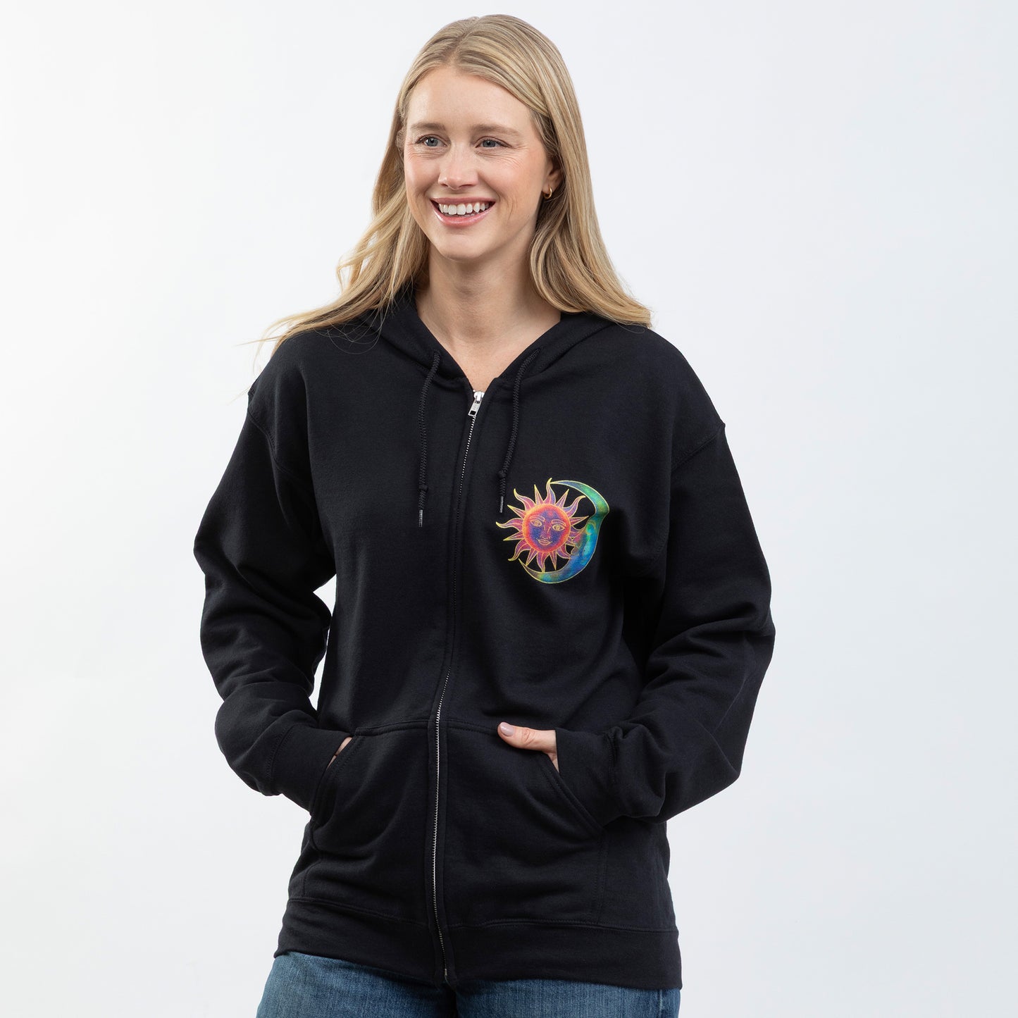 Sweet Sun & Moon Zip Hoodie