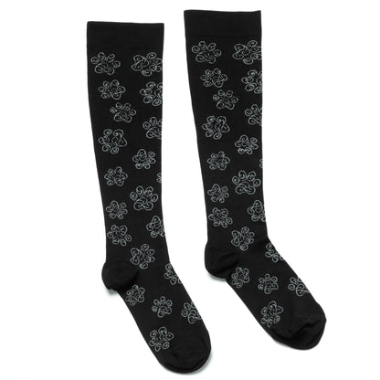 Paw Print Compression Socks