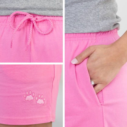Purple Paw Women's Casual Shorts