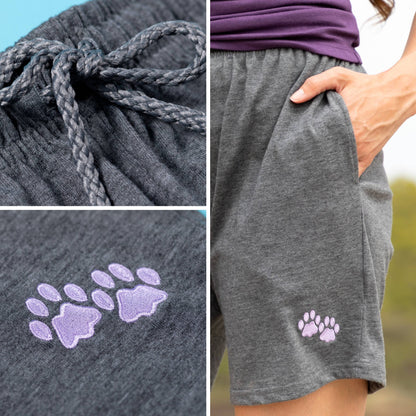 Purple Paw Women's Casual Shorts