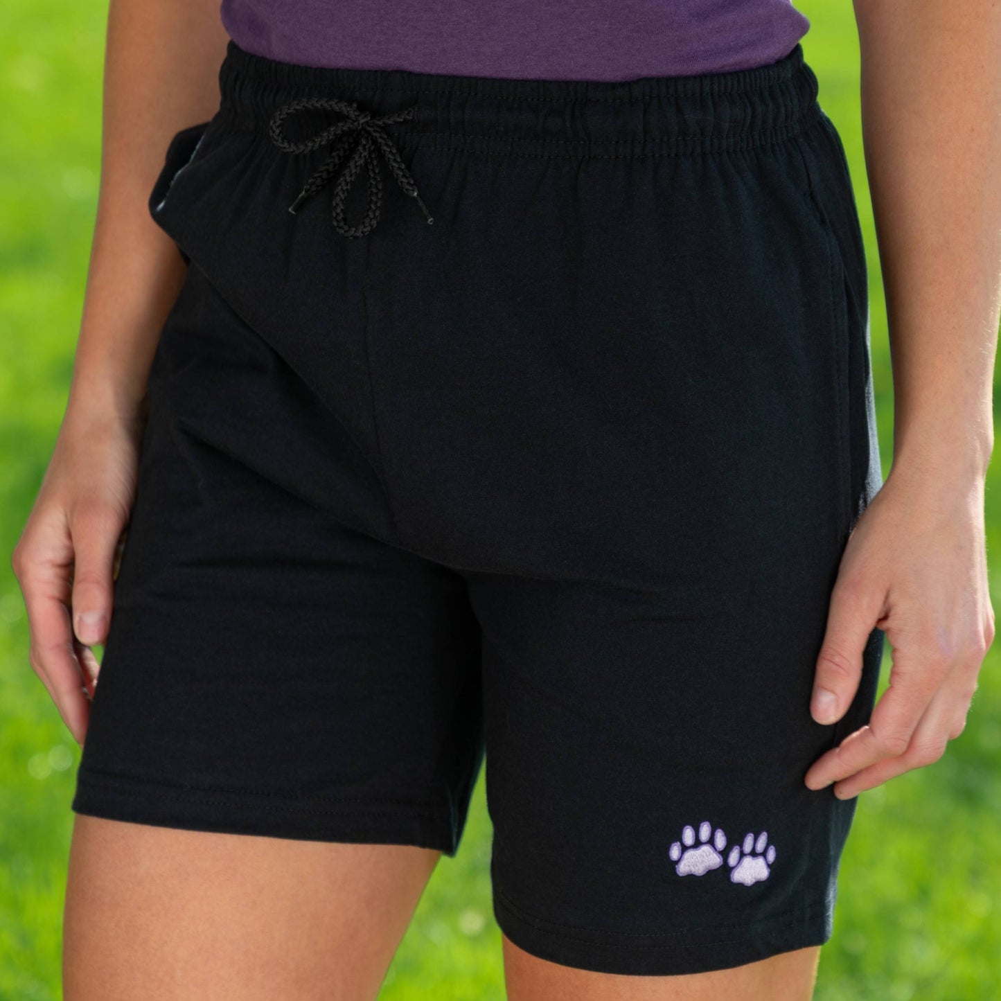 Purple Paw Women's Casual Shorts