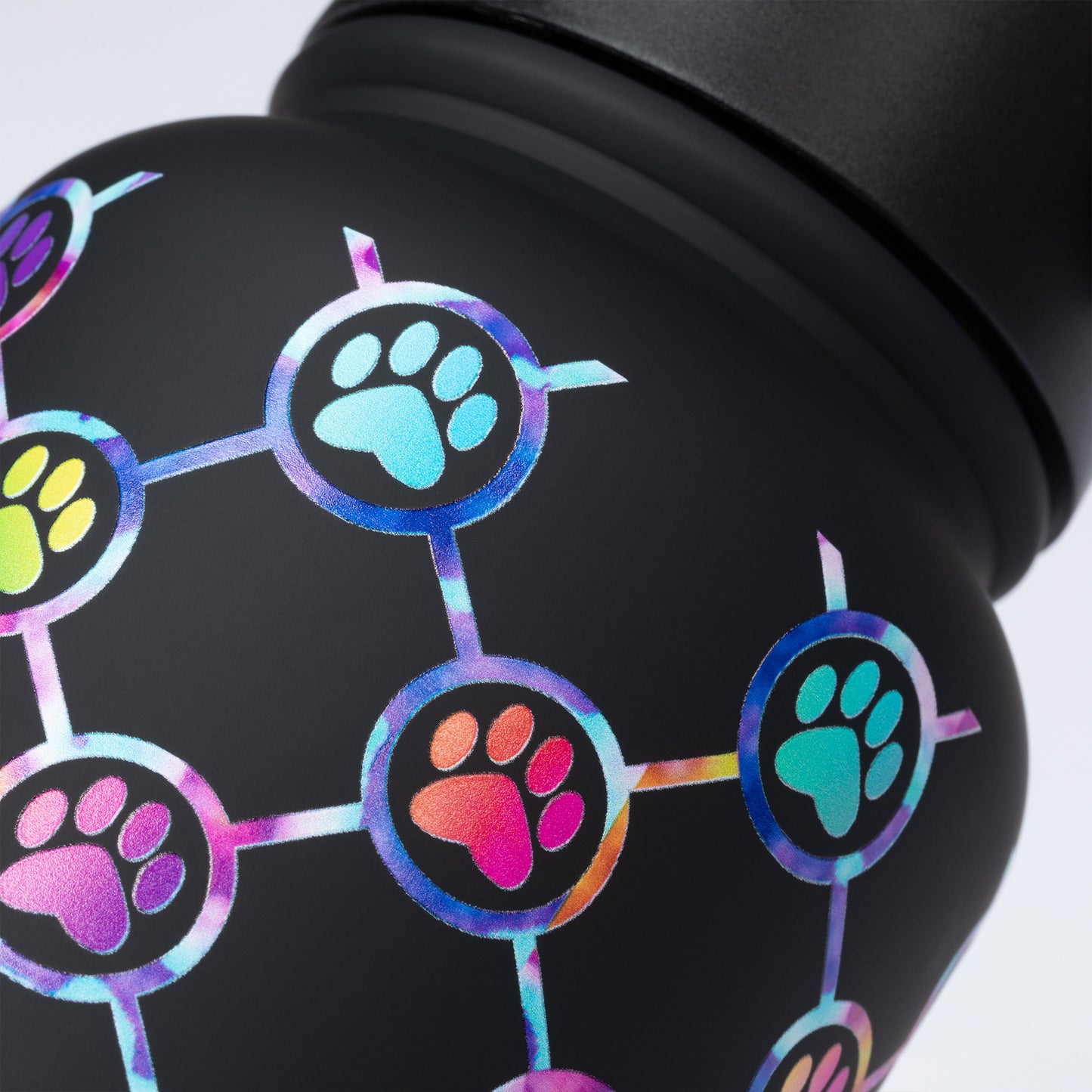 Double Wall Stainless Steel Paw Print Tumbler - 22 oz