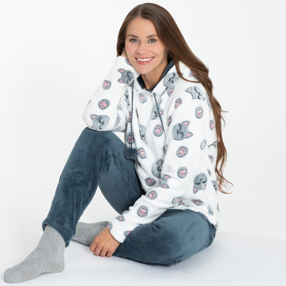 Super Cozy&trade; Cat & Paw Loungewear Set