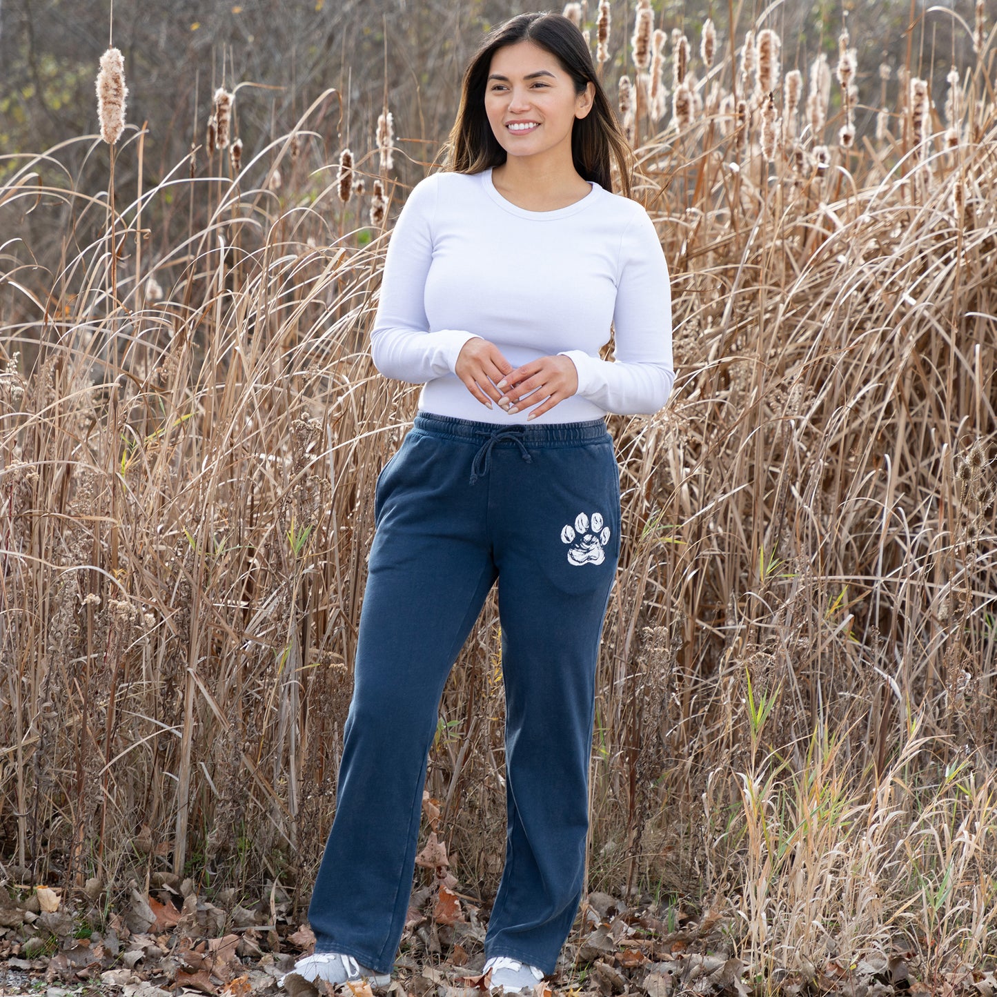 Paw Mineral Wash Straight Leg Sweatpants