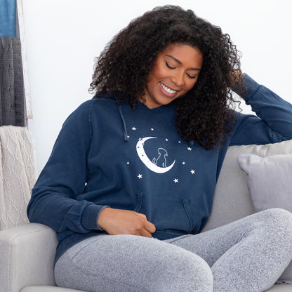 Pet & Moon Mineral Wash Hoodie