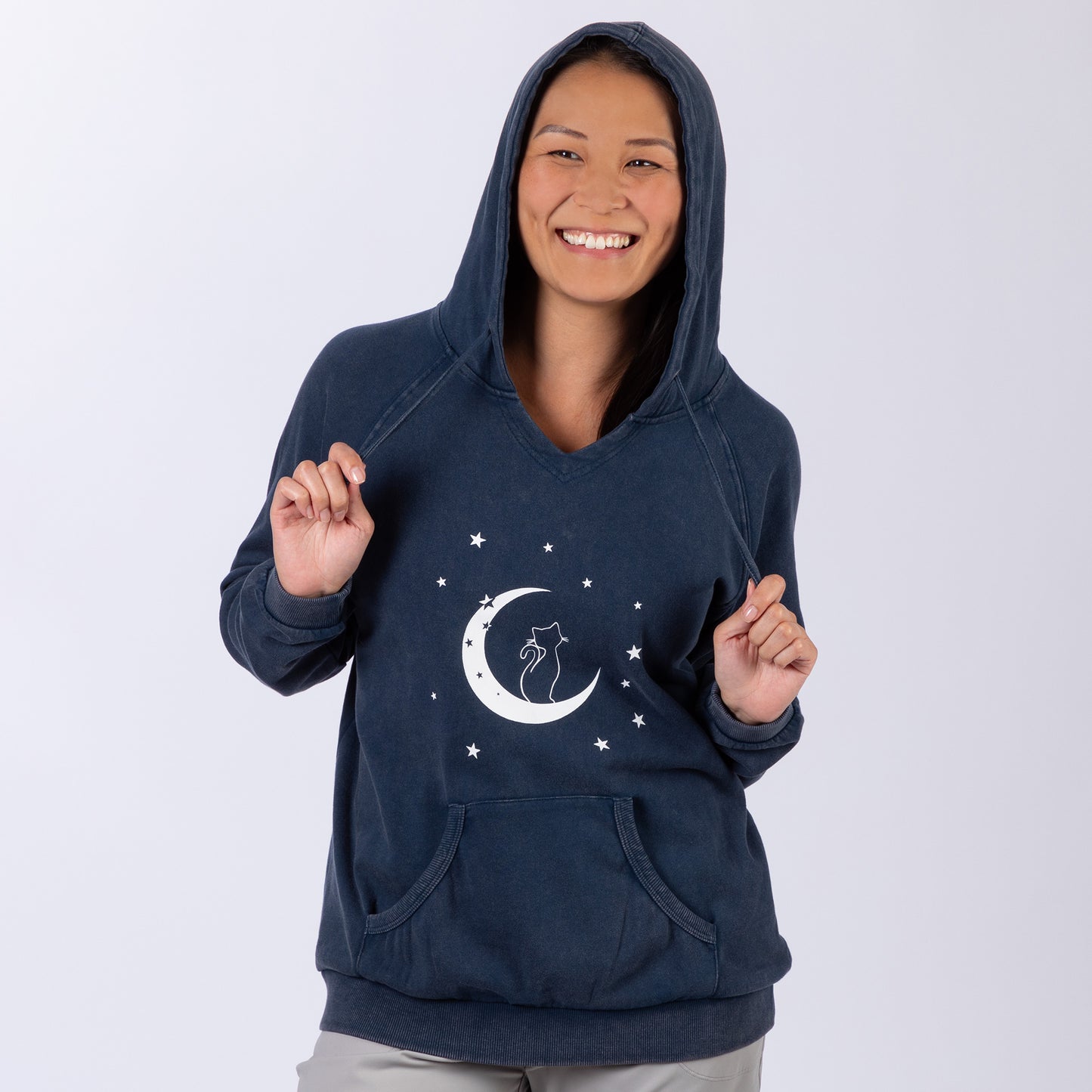 Pet & Moon Mineral Wash Hoodie