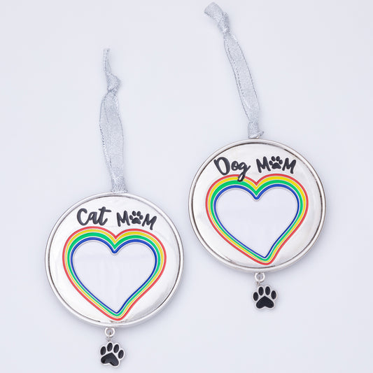 Pet Mom Photo Holder Ornament