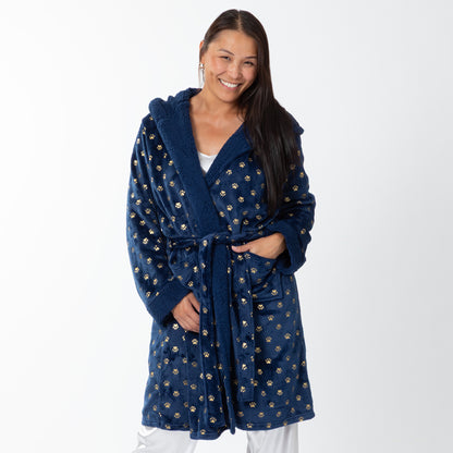 Regal Paws Hooded Robe