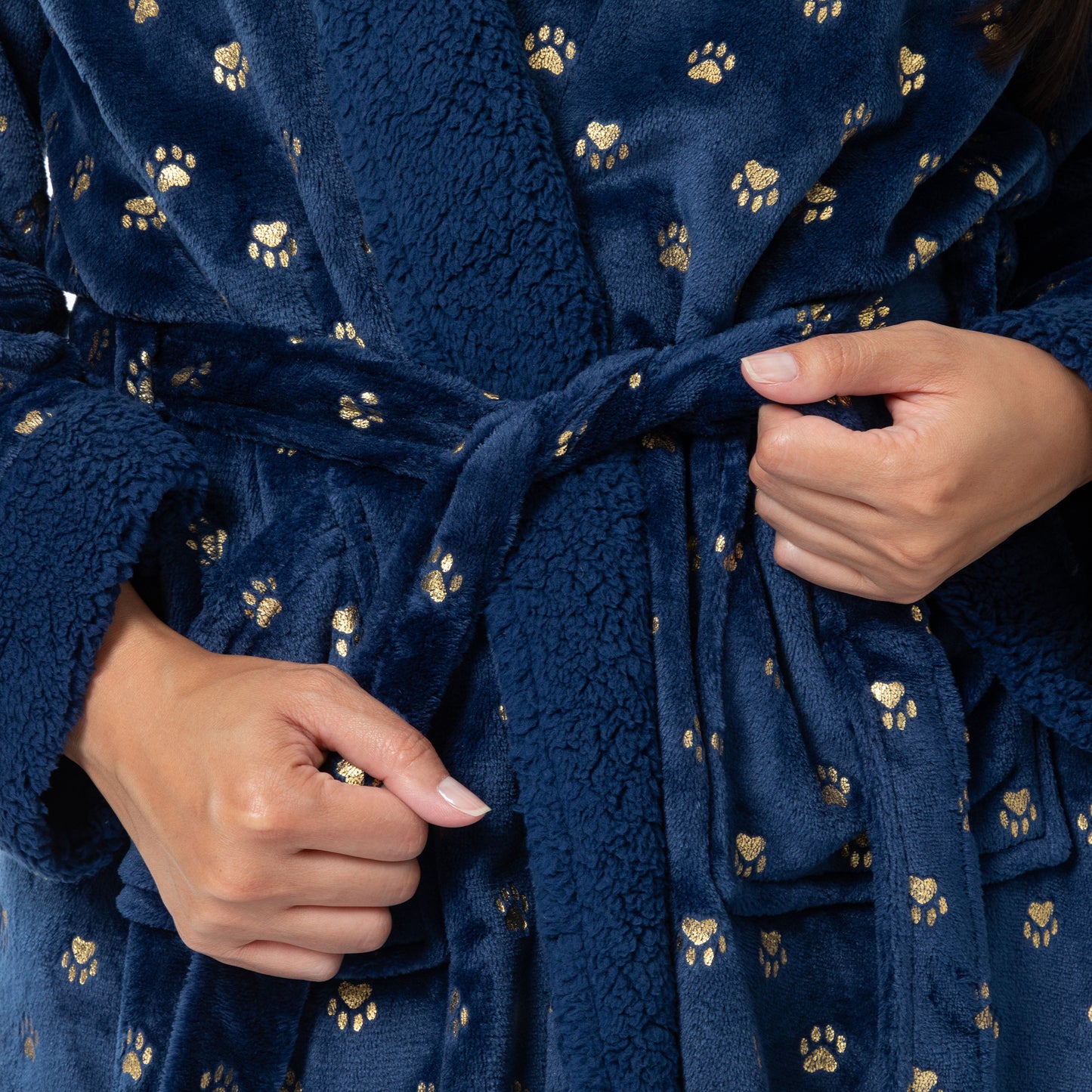 Regal Paws Hooded Robe