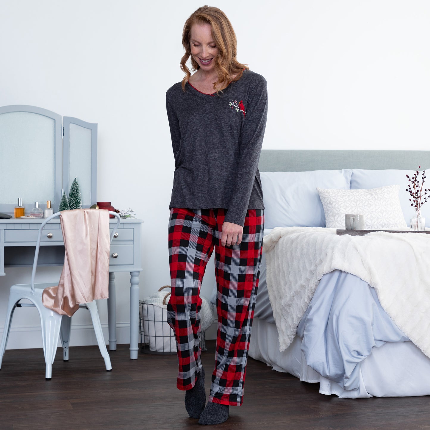 Cardinal Pajama Set