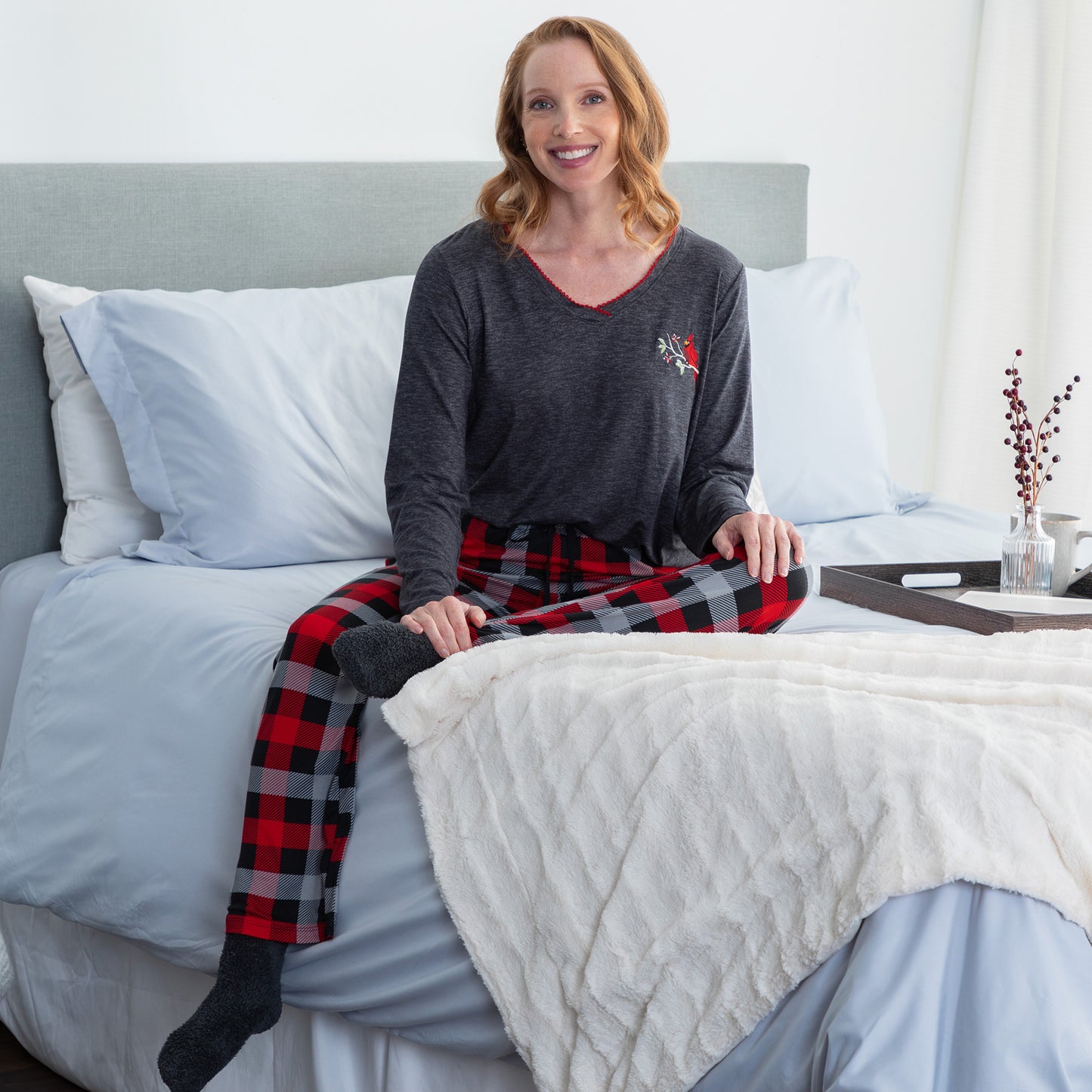 Cardinal Pajama Set