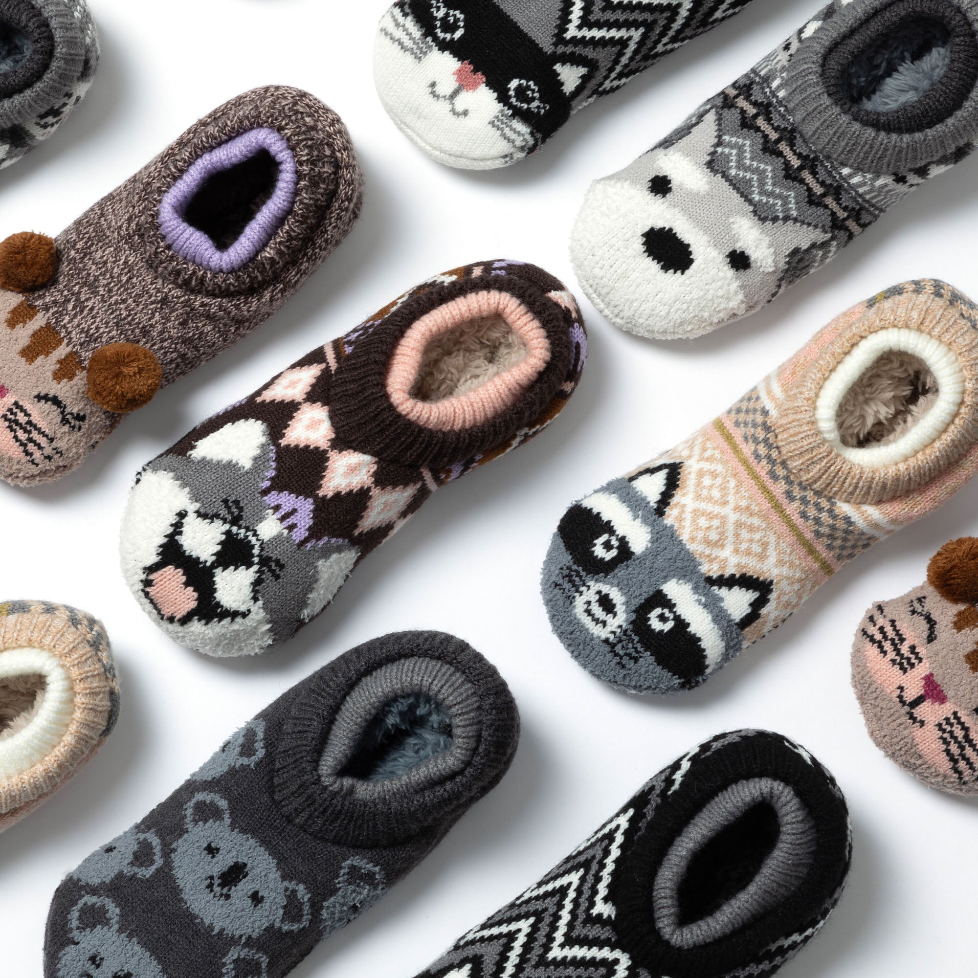 Charming Critter Cuffed Slipper Socks Koala One Size Fits Most