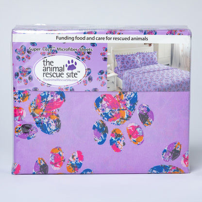 Perfectly Patterned Paws Sheet Set