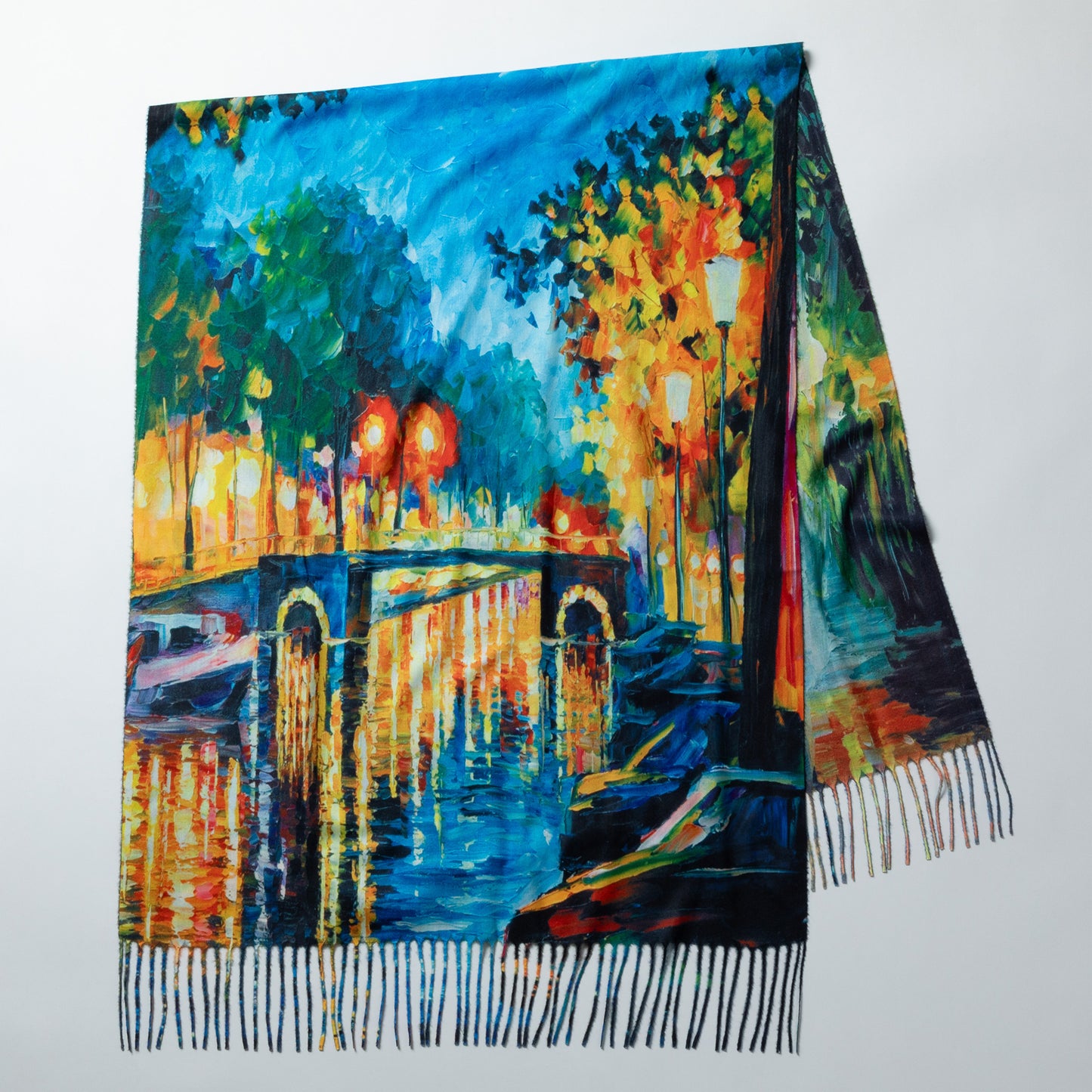 Museum Collection Artistic Double Sided Print Scarf