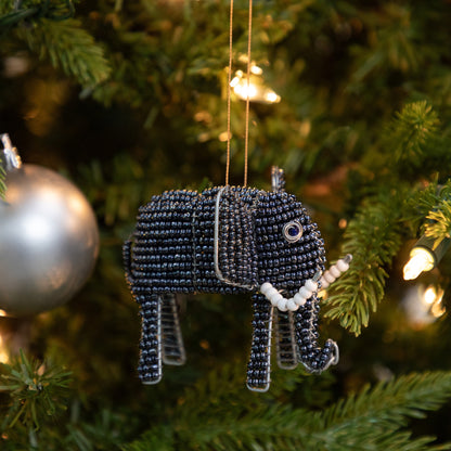 Charming Hand-Beaded Ornament