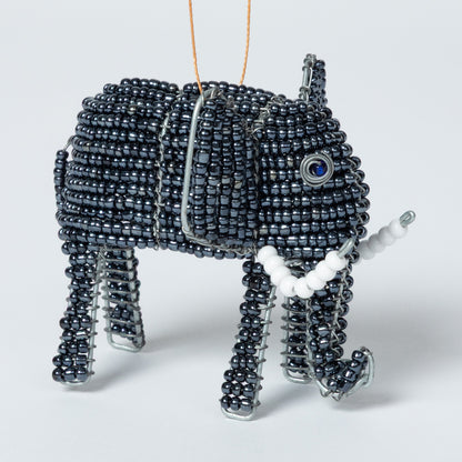 Charming Hand-Beaded Ornament