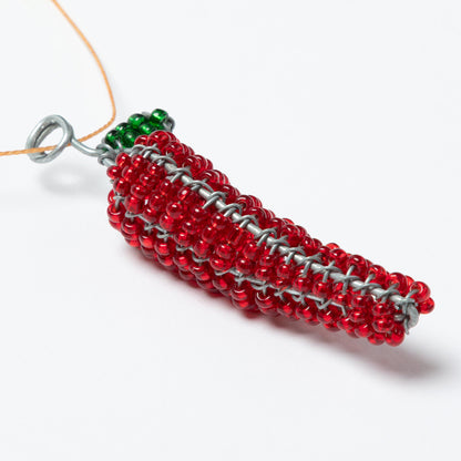 Charming Hand-Beaded Ornament