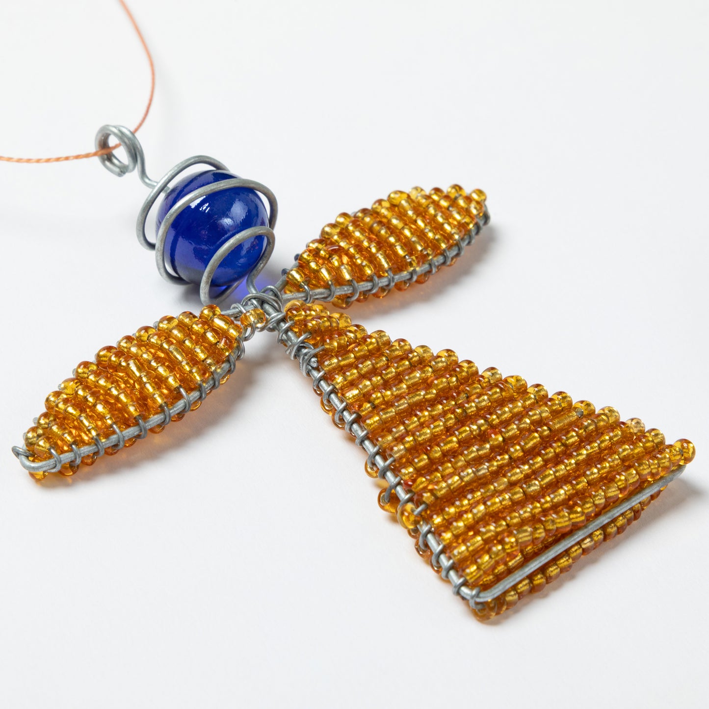 Charming Hand-Beaded Ornament