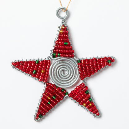 Charming Hand-Beaded Ornament