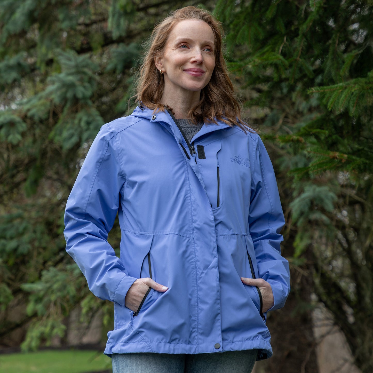 Paw Symphony Magical Print Rain Jacket