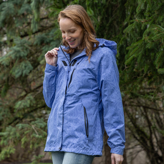 Paw Symphony Magical Print Rain Jacket