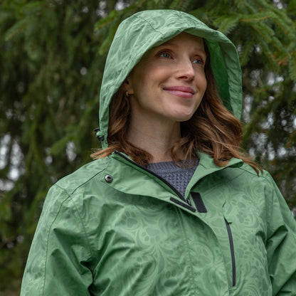 Paw Symphony Magical Print Rain Jacket