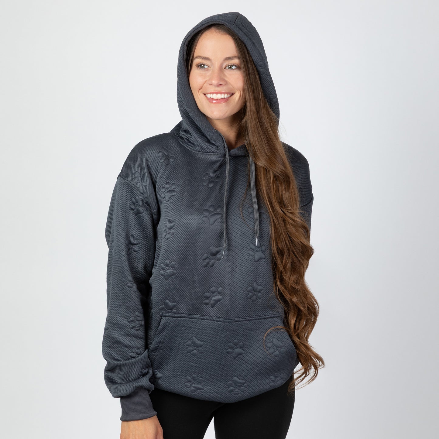 All Over Paw Jacquard Hoodie