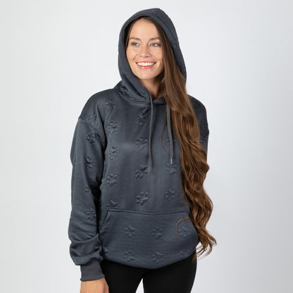 All Over Paw Jacquard Hoodie