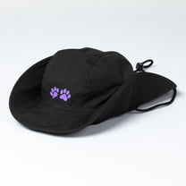 Paw Print UPF 50+ Wide Brim Rain Hat with Adjustable Sides | The Animal ...