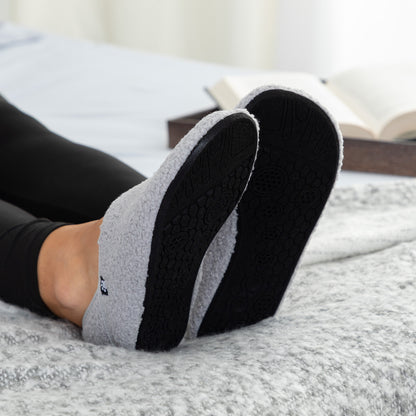 Paw Print Faux Shearling Lightweight Slippers