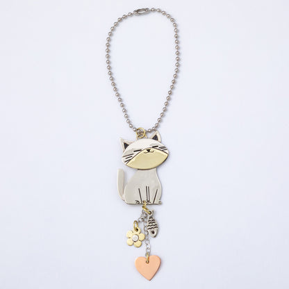 Pet Parent Mixed Metal Car Charm