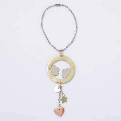 Pet Parent Mixed Metal Car Charm