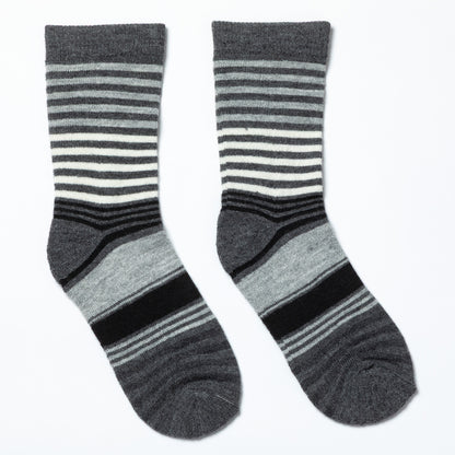 Multicolor Stripes Alpaca Socks