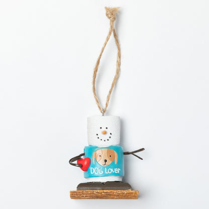 S'mores Snowman Ornament