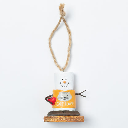 S'mores Snowman Ornament