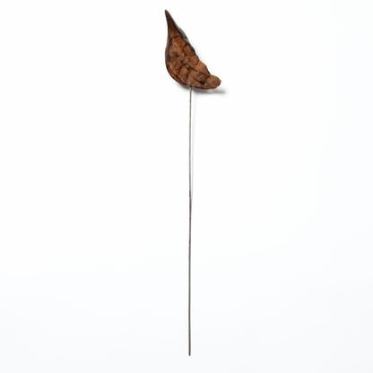 Hand-Carved Serpentine Stone Bird Garden Stake