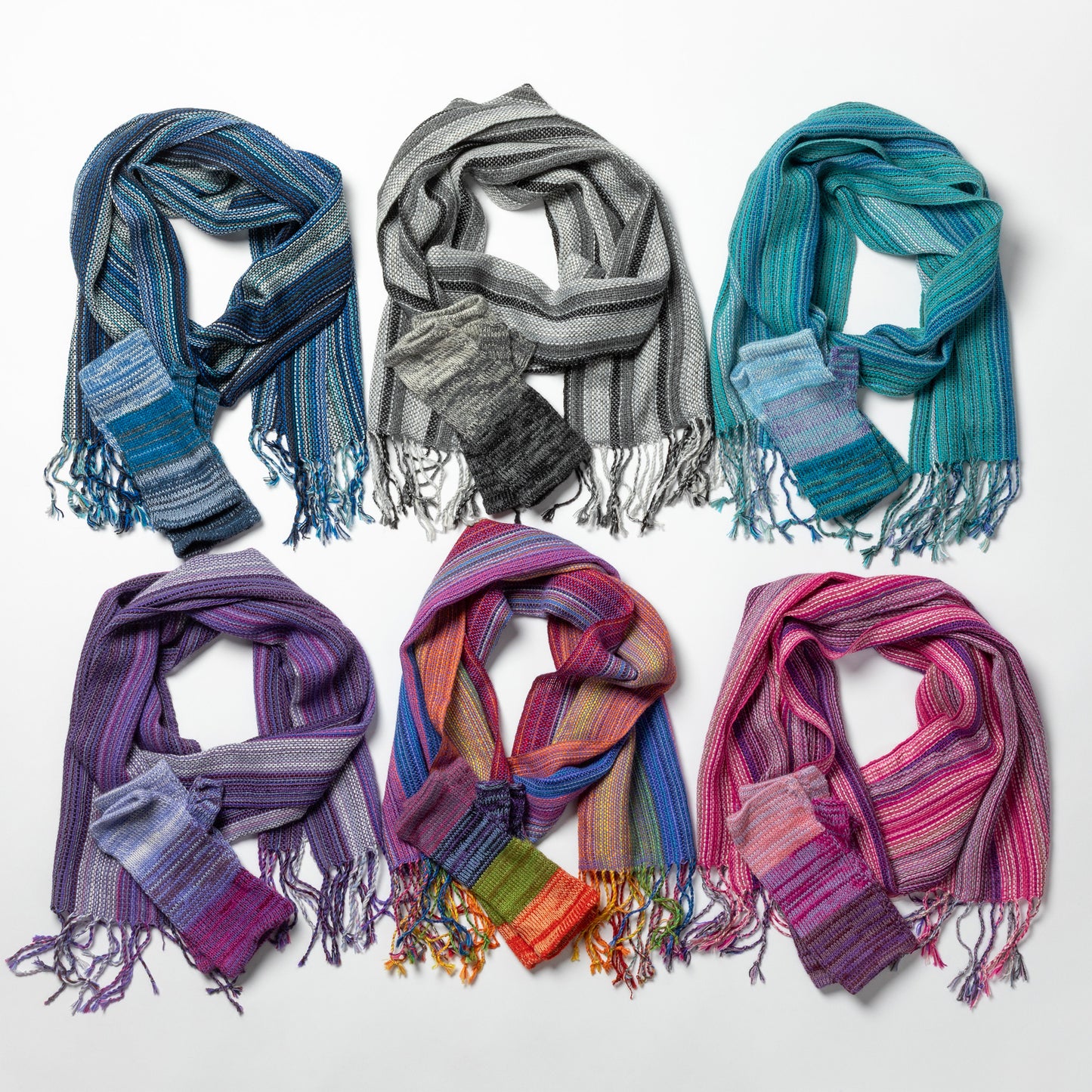 Alpaca Fingerless Mittens & Scarf Set | Fair Trade, 100% Alpaca Fiber