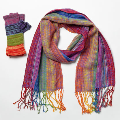 Alpaca Fingerless Mittens & Scarf Set | Fair Trade, 100% Alpaca Fiber
